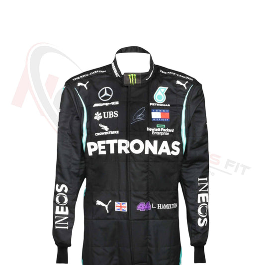 2020 Lewis Hamilton Mercedes F1 Race Suit REPLICA
