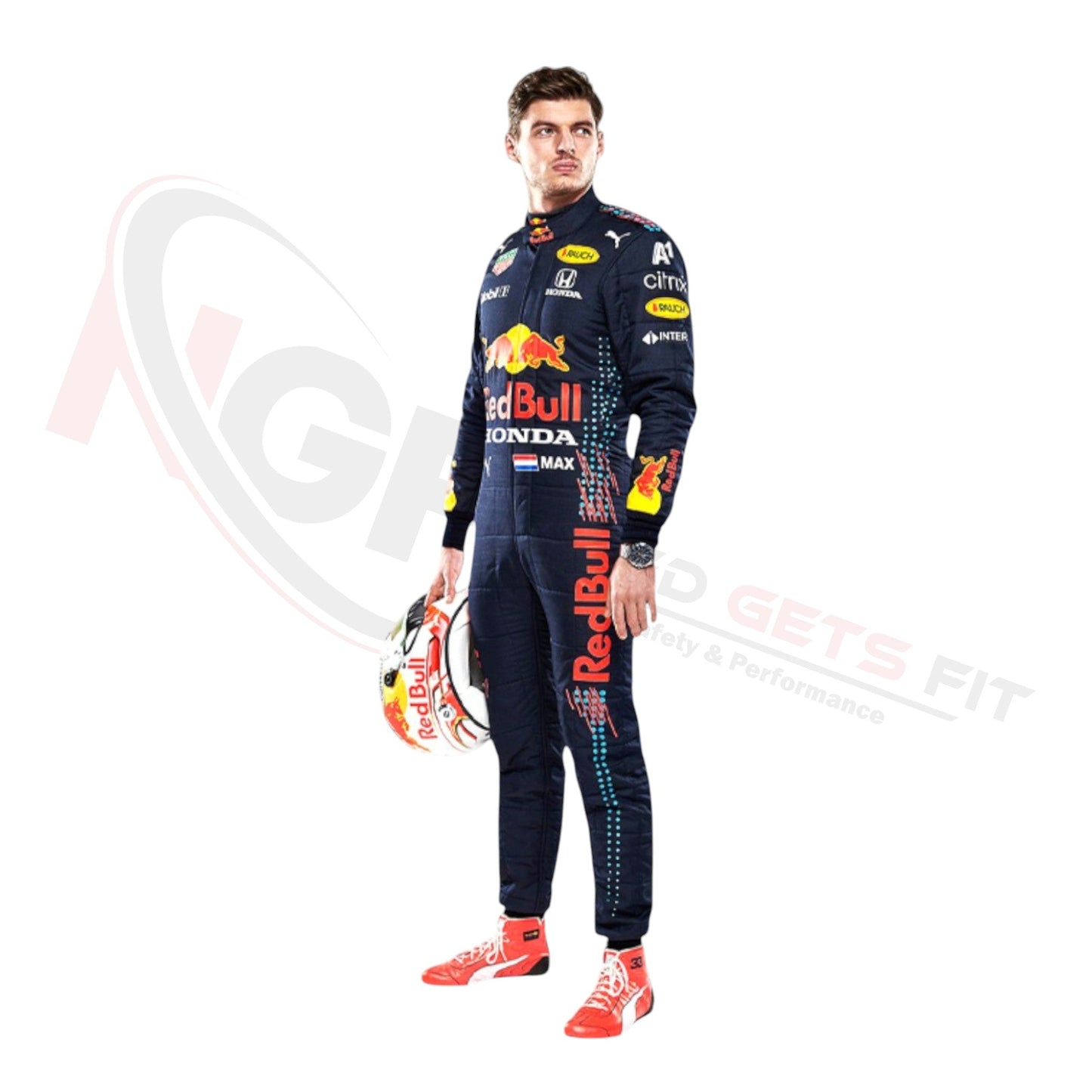 2021 Max Verstappen Red Bull Honda F1 Suit REPLICA