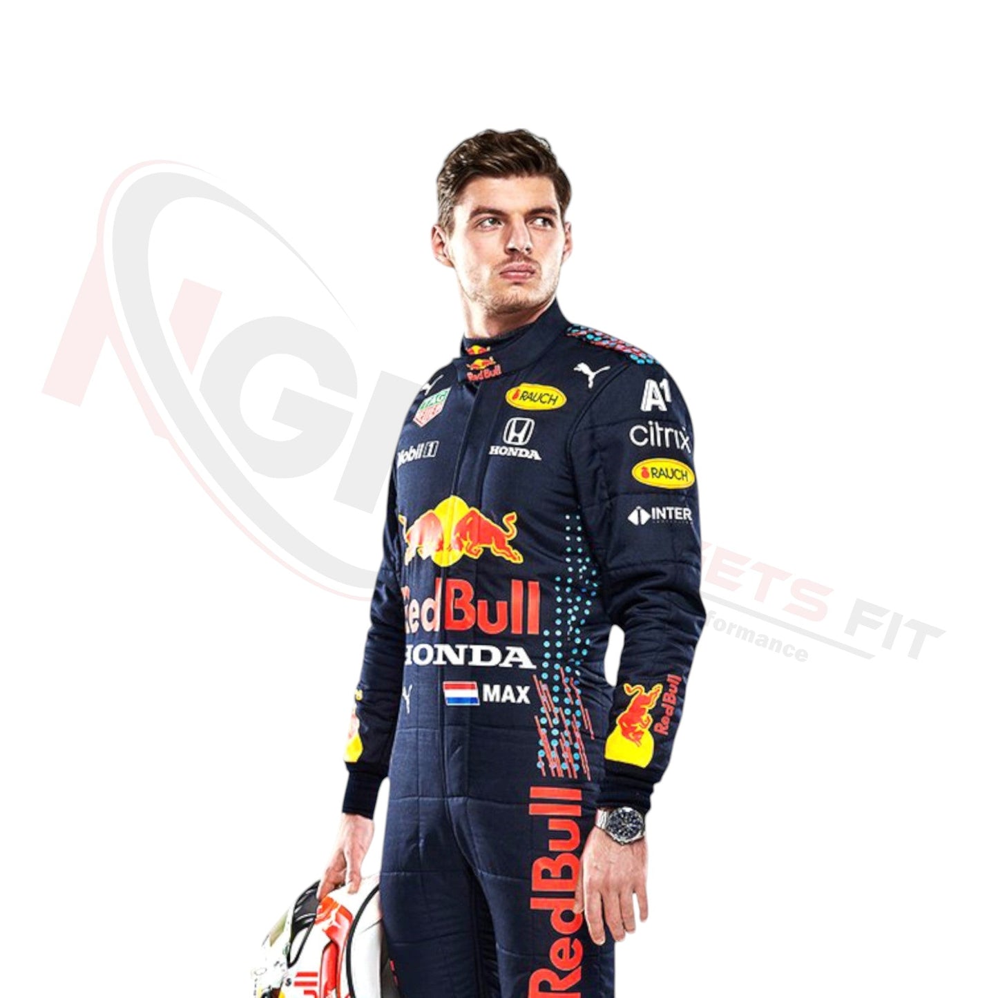 2021 Max Verstappen Red Bull Honda F1 Suit REPLICA