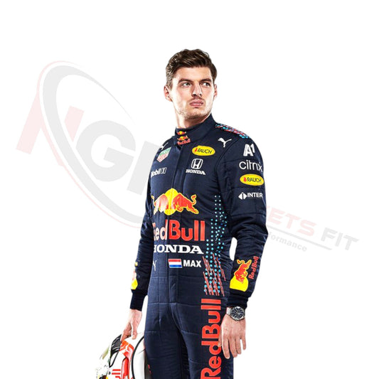 2021 Max Verstappen Red Bull Honda F1 Suit REPLICA
