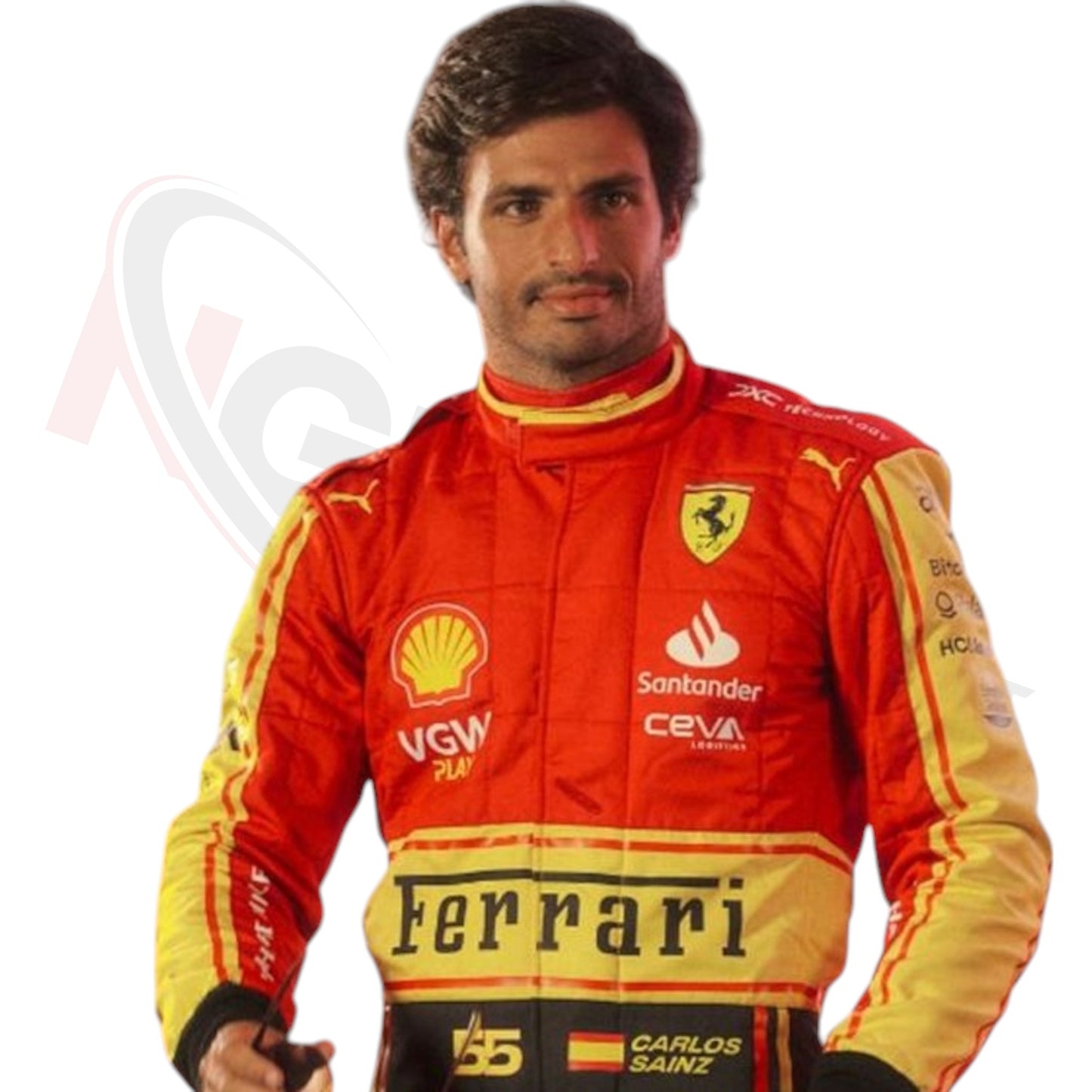 2023 Carlos Sainz Monza GP Ferrari F1 Race Suit