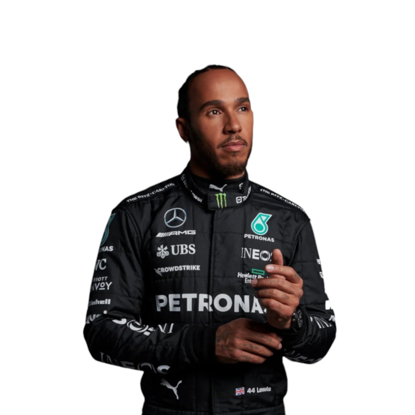 2023 Lewis Hamilton PETRONAS Mercedes F1 Race Suit REPLICA