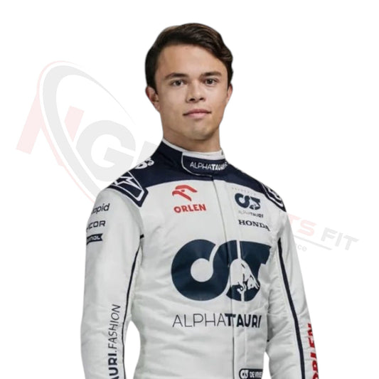 2023 Nyck De Vries Alphatauri F1 Race Suit REPLICA