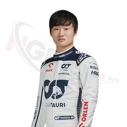 2023 Yuki Tsunoda Alphatauri F1 Race Suit REPLICA