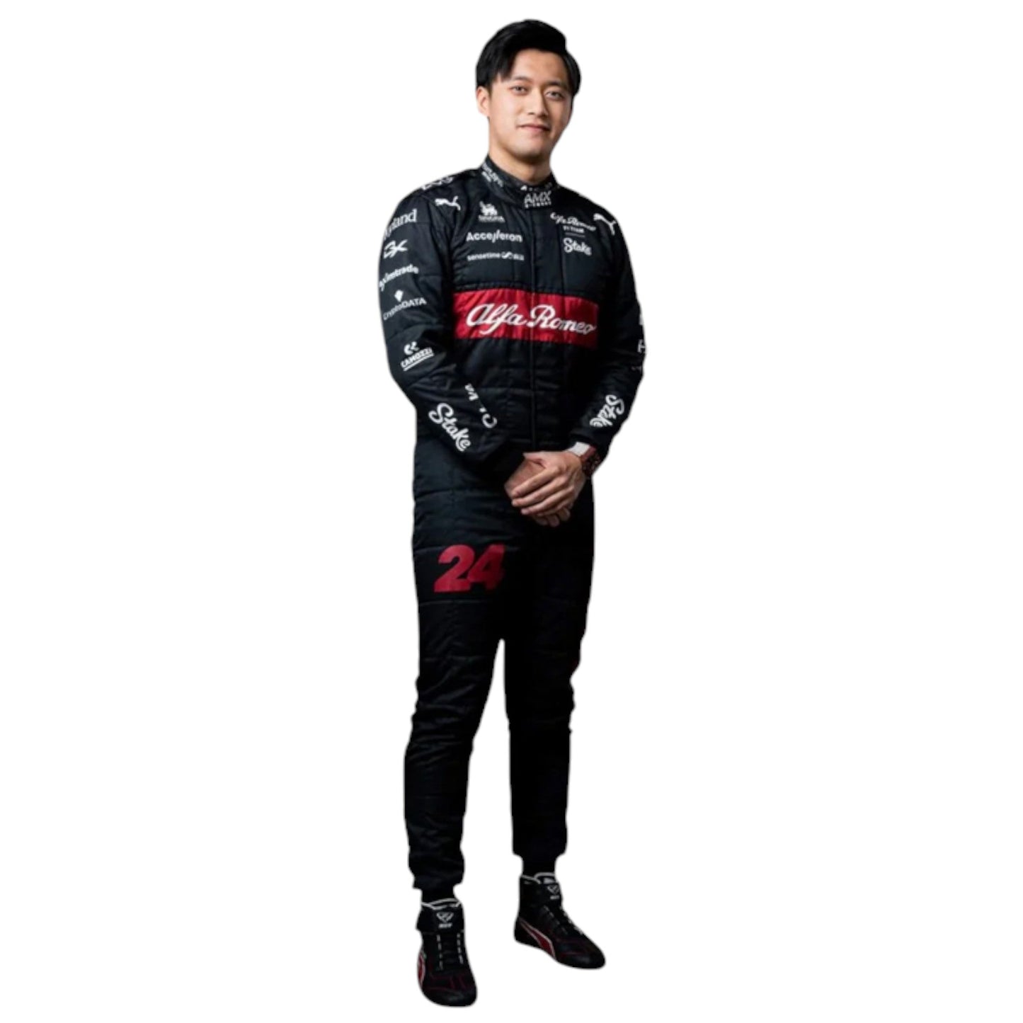 2023 Zhou Guanyu Alfa Romeo F1 Race Suit Replica