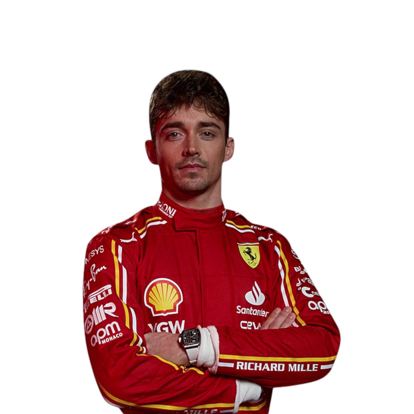 2024 Charles Leclerc Ferrari F1 Race Suit REPLICA