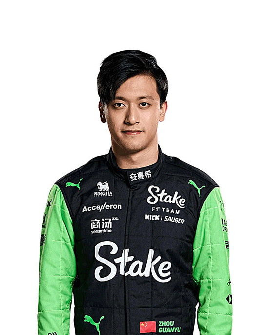 2024 Zhou Guanyu Kick Sauber F1 Team Stake Race Suit Replica