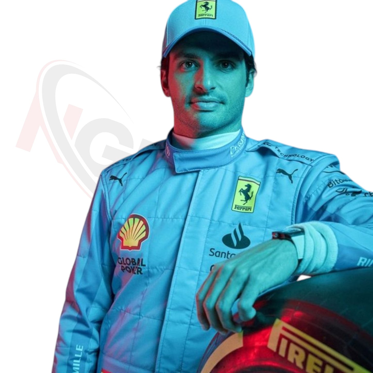 2024 Carlos Sainz Scuderia Ferrari Miami GP F1 Race Suit