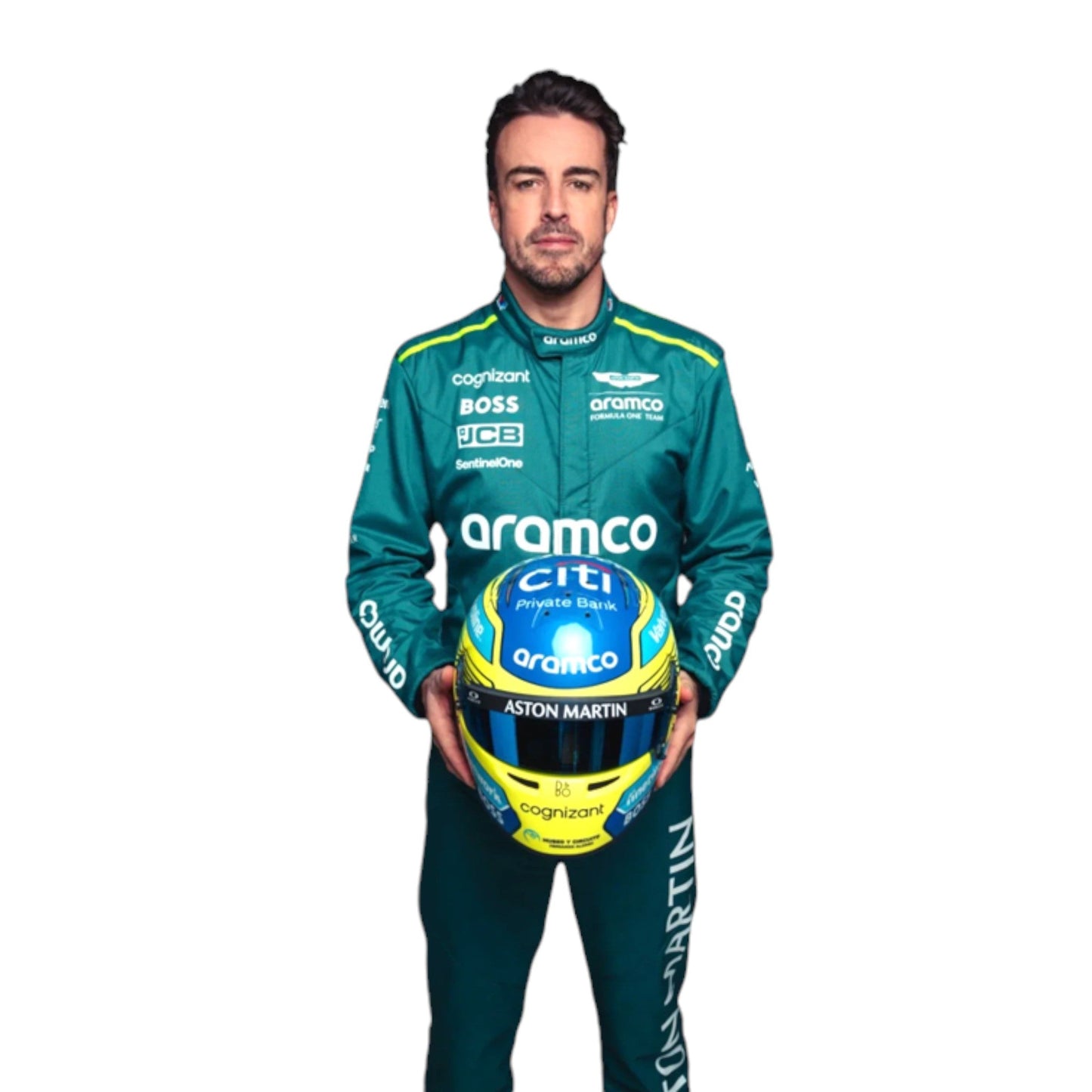 2024 Fernando Alonso Aston Martin F1 Race Suit REPLICA