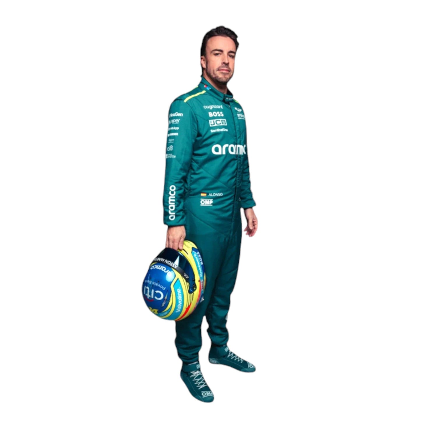 2024 Fernando Alonso Aston Martin F1 Race Suit REPLICA