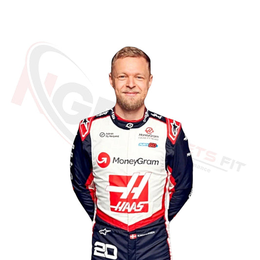 2024 Kevin Magnussen Haas F1 Race Suit REPLICA