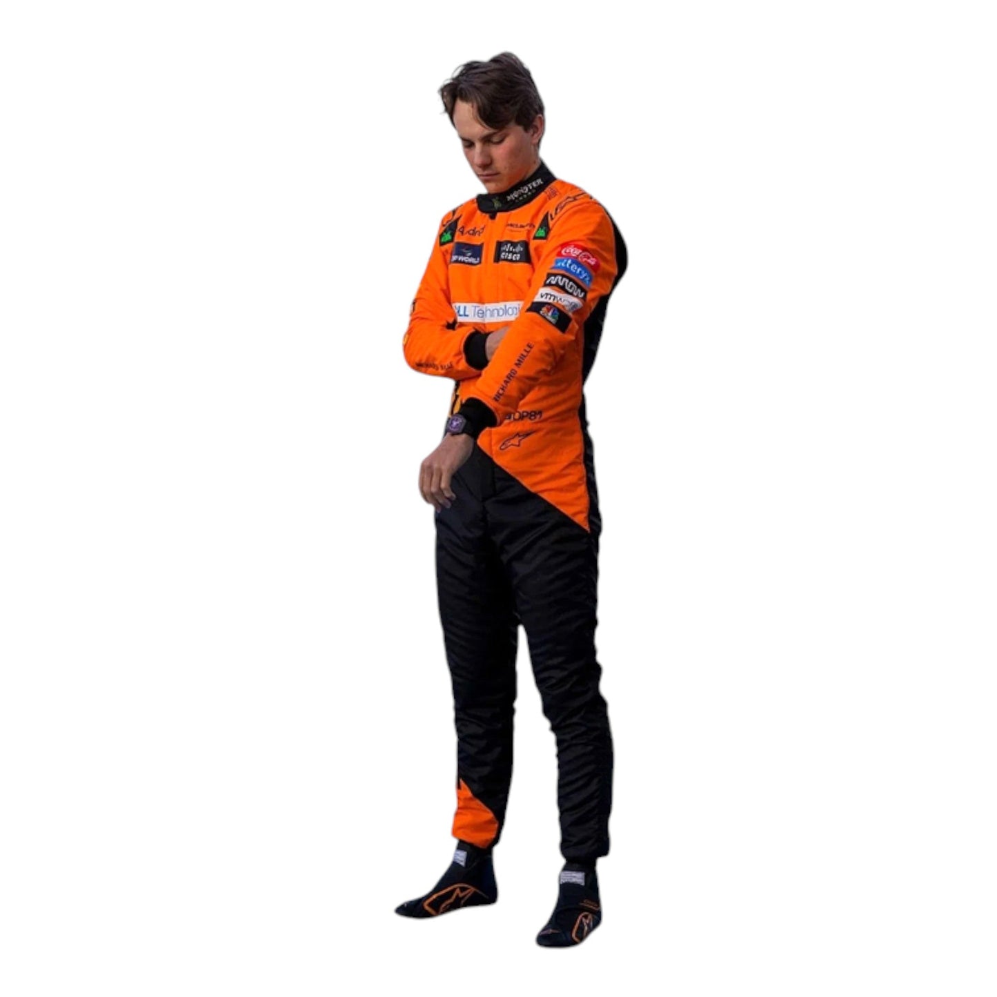 2024 New McLaren Oscar Piastri F1 Team Race Suit REPLICA