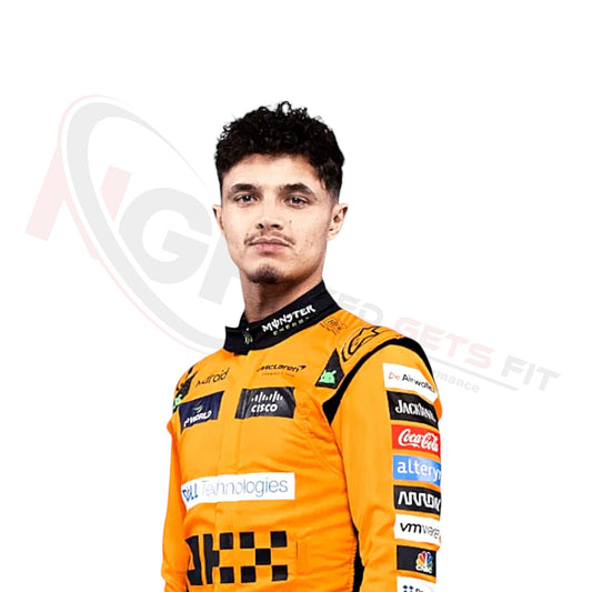 2024 New McLaren Lando Norris F1 Team Race Suit REPLICA