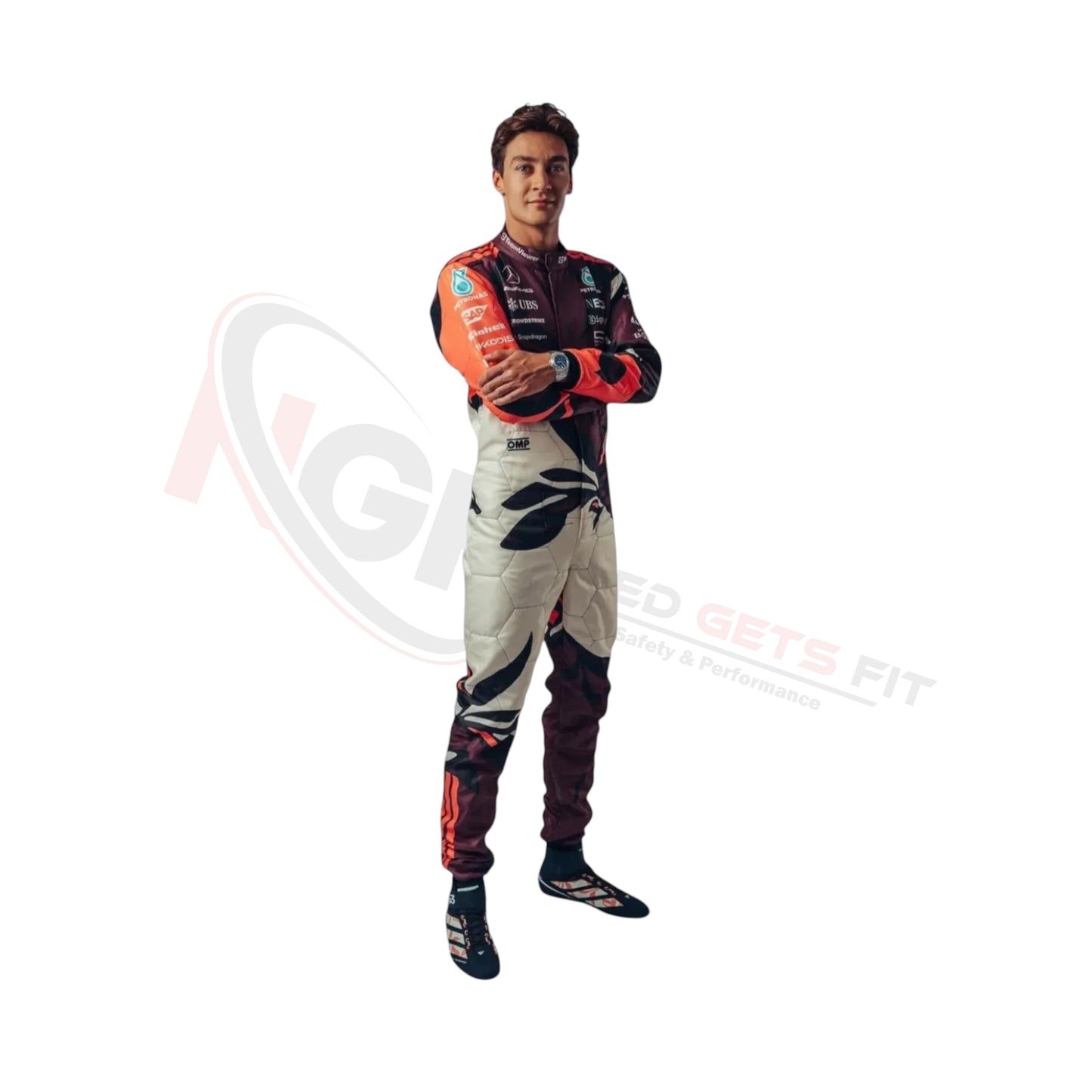2025 George Russell Mercedes Racing Miami GP Race Suit