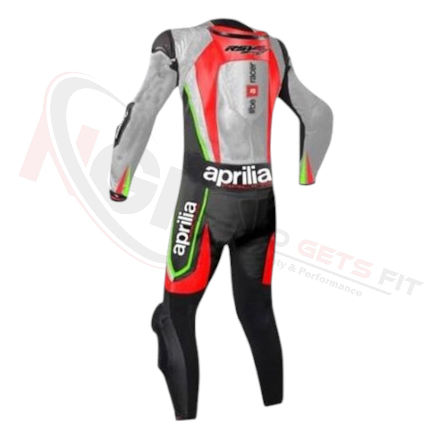 APRILIA Leather Motorcycle Racing Biker Suit