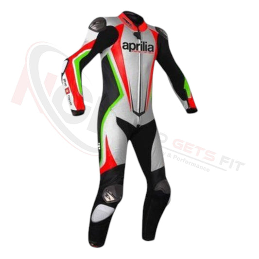 APRILIA Leather Motorcycle Racing Biker Suit