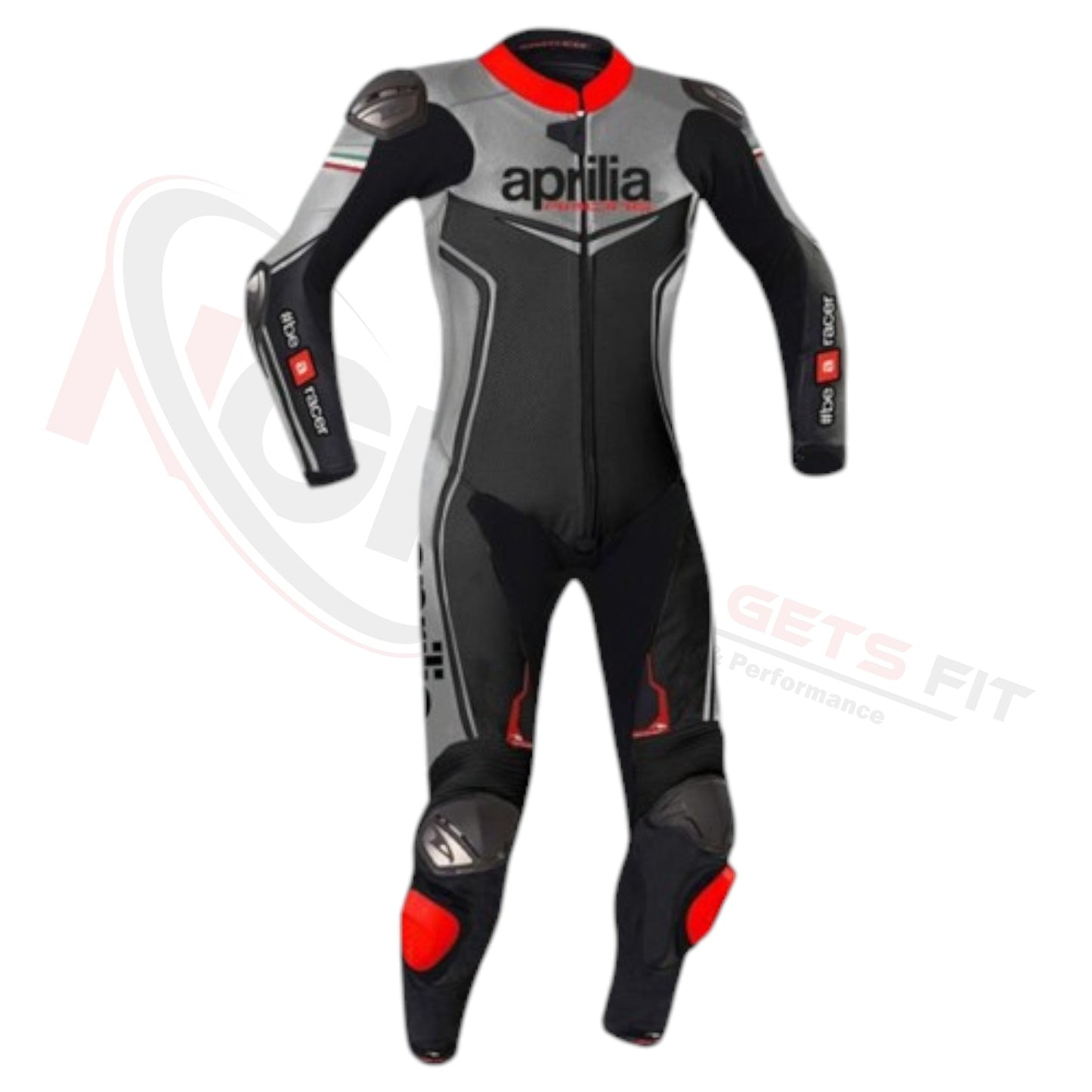 APRILIA MAX Italia Leather Racing Biker Suit