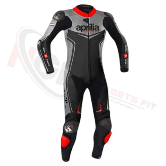 APRILIA MAX Italia Leather Racing Biker Suit