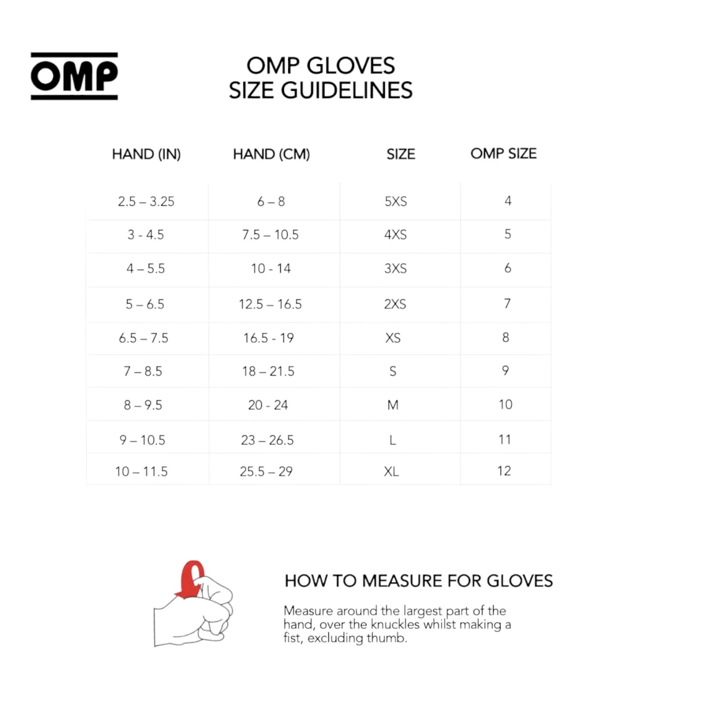 OMP KS-X Art Kart Gloves