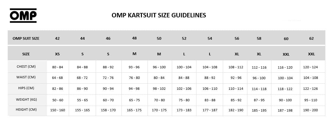 OMP SUMMER Mechanics/Indoor Kart Suit