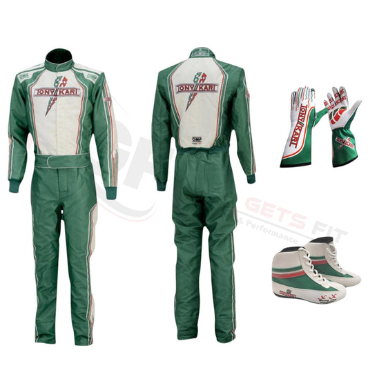2022 Tony Kart Race Suit With Shoes And Free Gloves