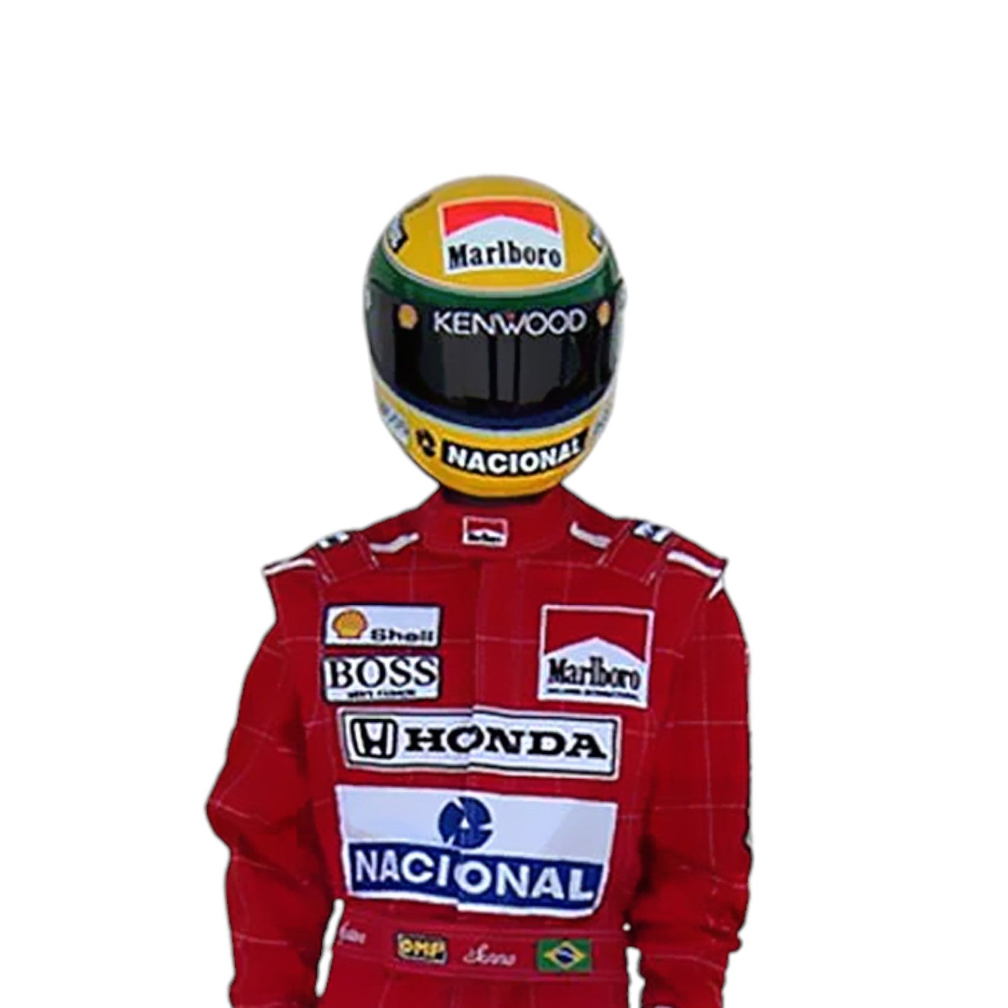 1991 Ayrton Senna Mclaren F1 Race Suit REPLICA