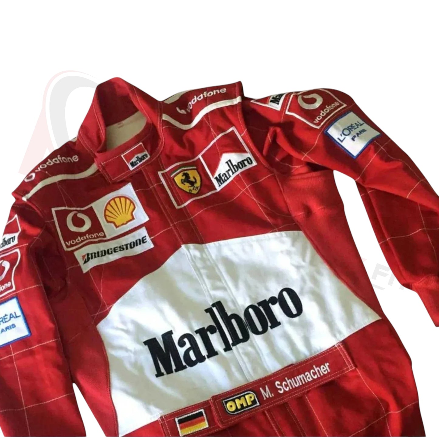 2004 Michael Schumacher Ferrari F1 Racing Suit Replica