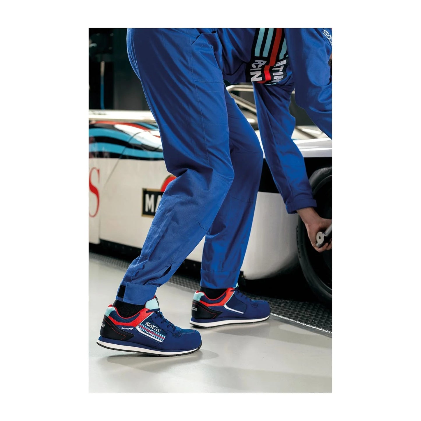Sparco MS-4 Martini Racing Blue Mechanic Suit