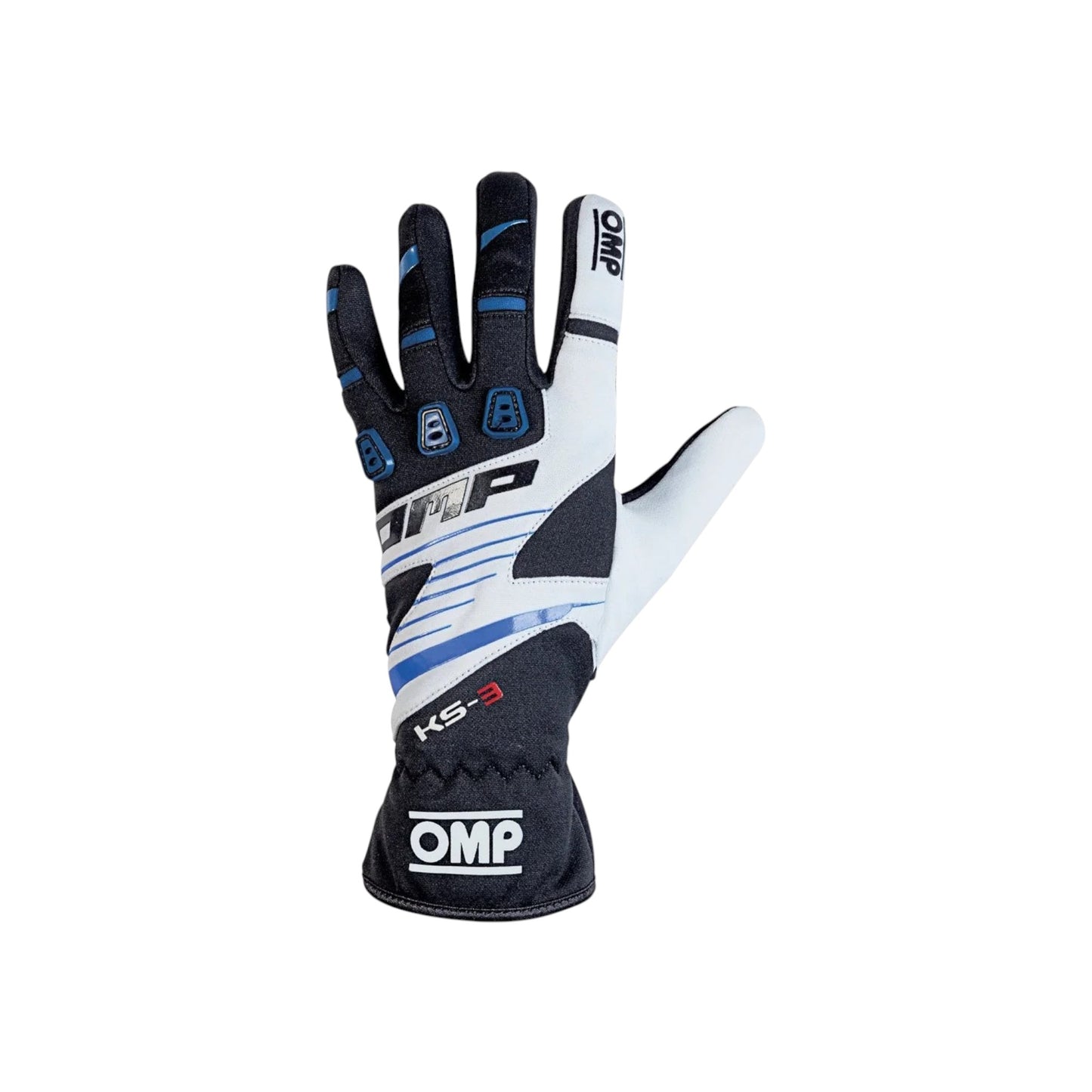 OMP KS-3 MY18 Kart Gloves Black/White