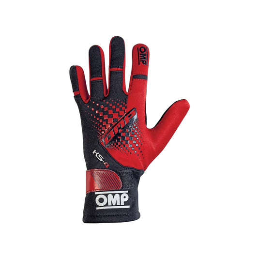 OMP KS-4 MY18 Kart Gloves Black/White