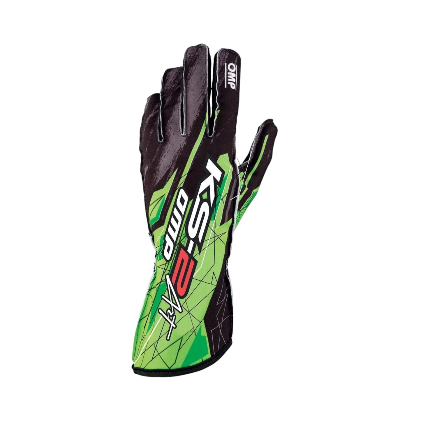 OMP KS-2 ART Kart Gloves Black/White/Red