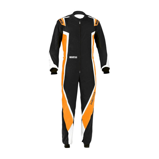 Sparco KERB MY22 Black/Orange Kart Suit CIK-FIA