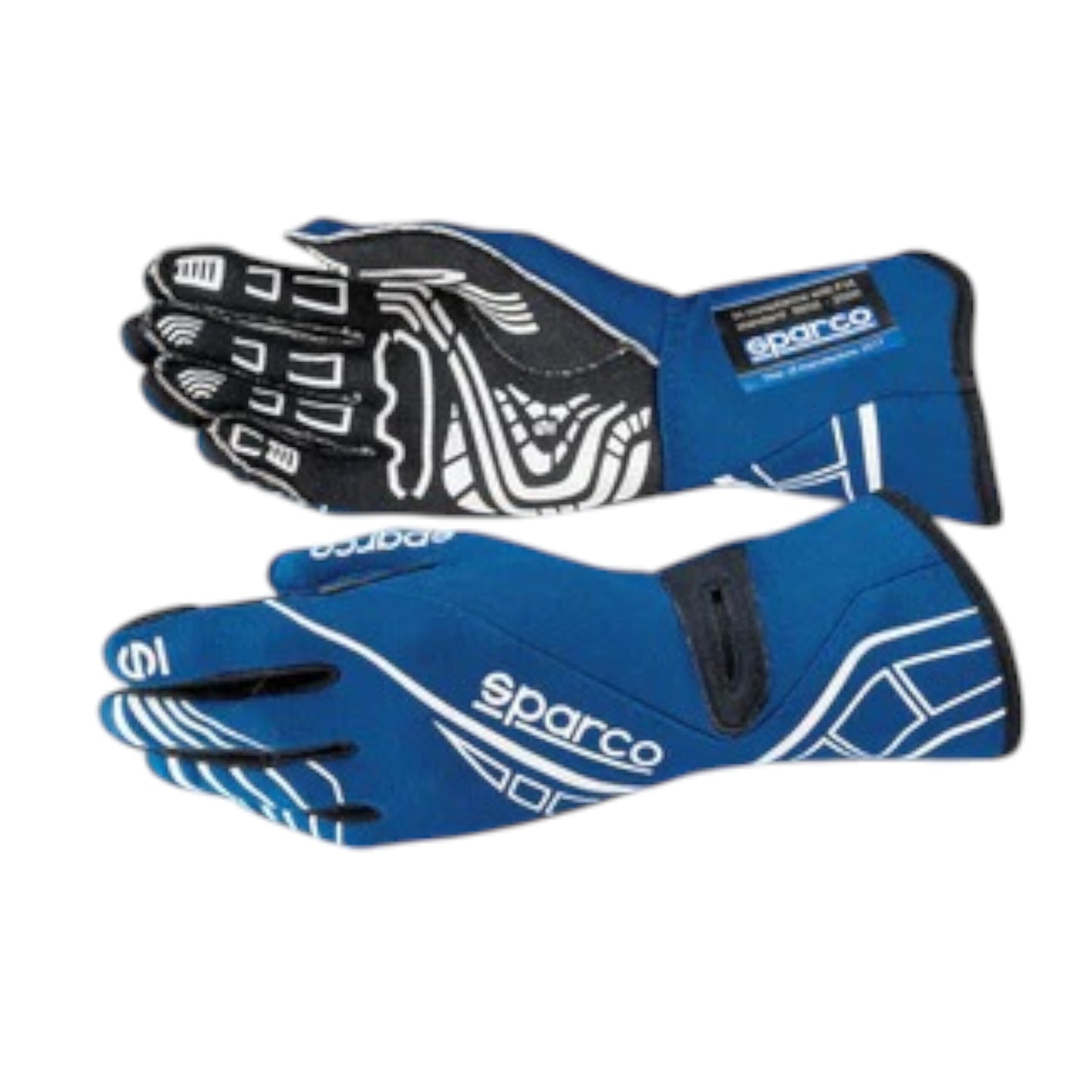 Sparco LAP RG-5 Black Race Gloves (FIA Approved)