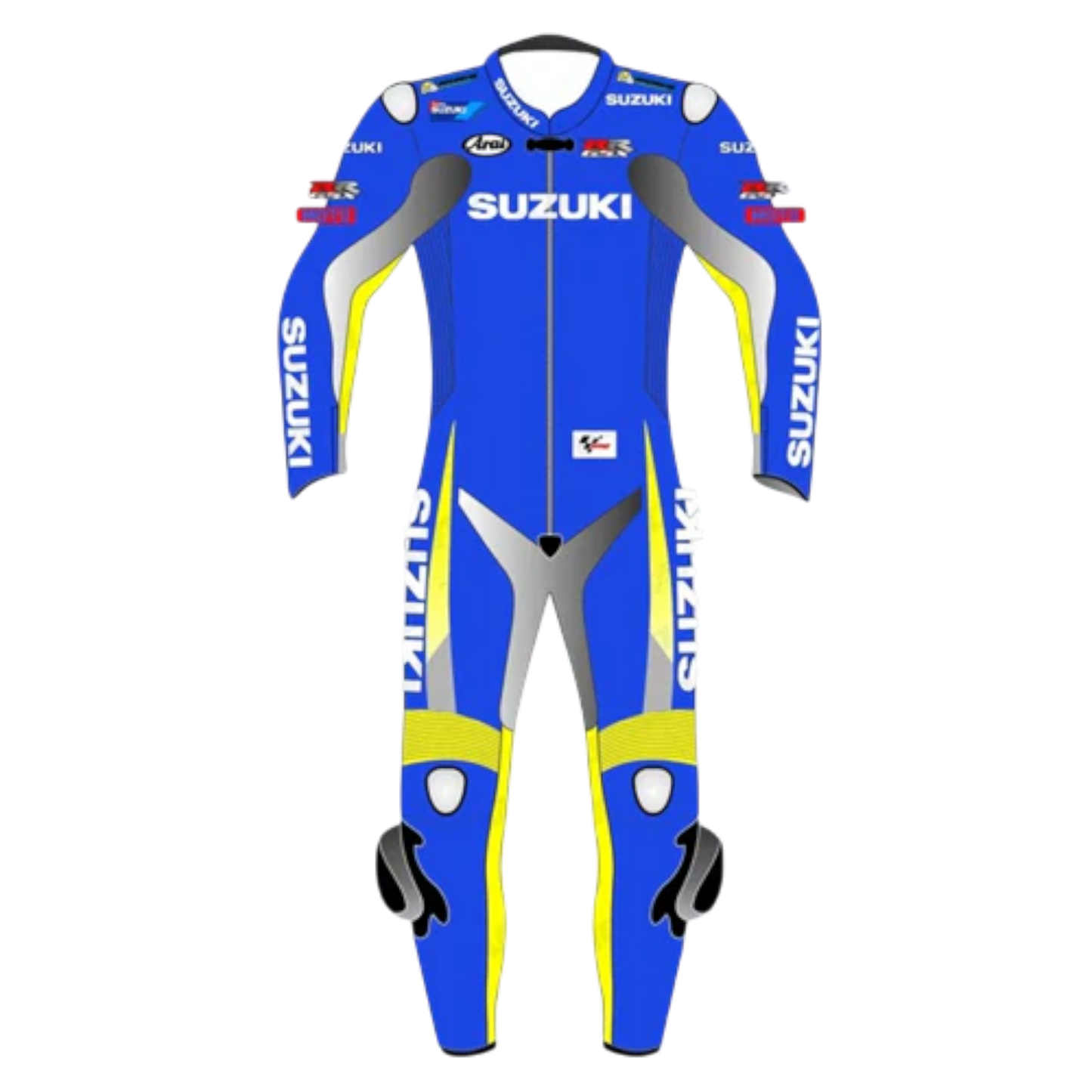 Professional Suzuki Motorbike Leather Race Suit