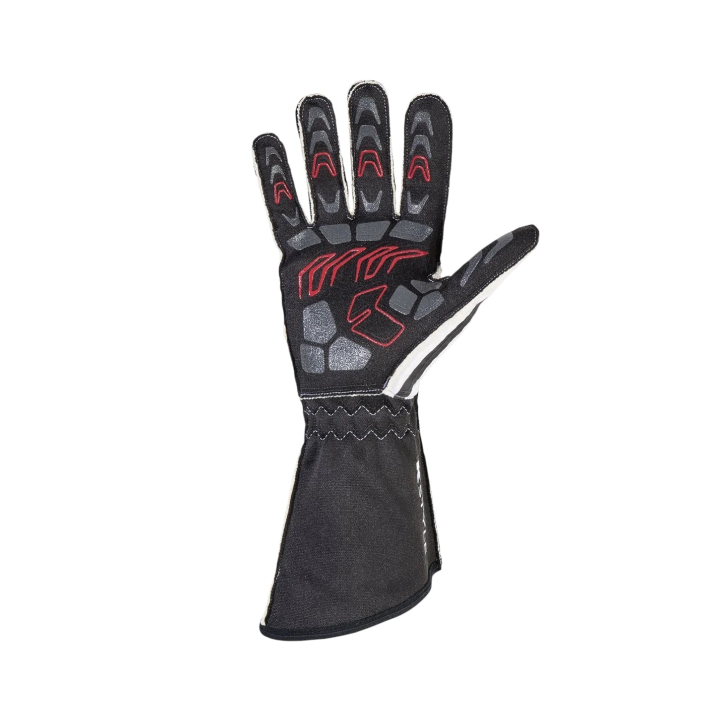 OMP KS-1R Kart Gloves Black/White/Silver