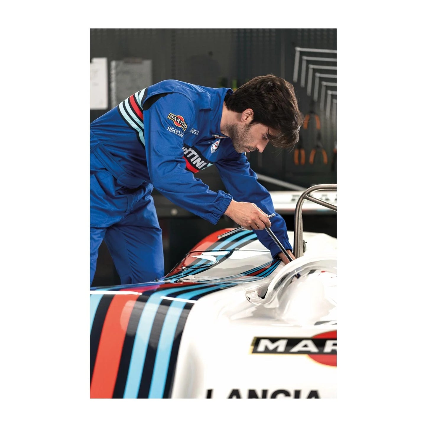 Sparco MS-4 Martini Racing Blue Mechanic Suit