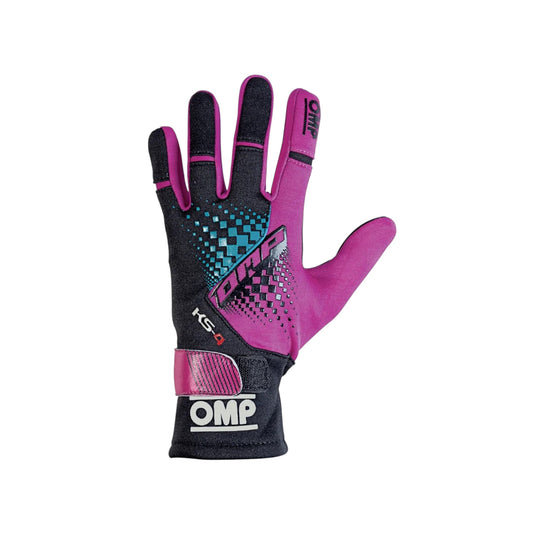 OMP KS-4 MY18 Karting Gloves Black/Red