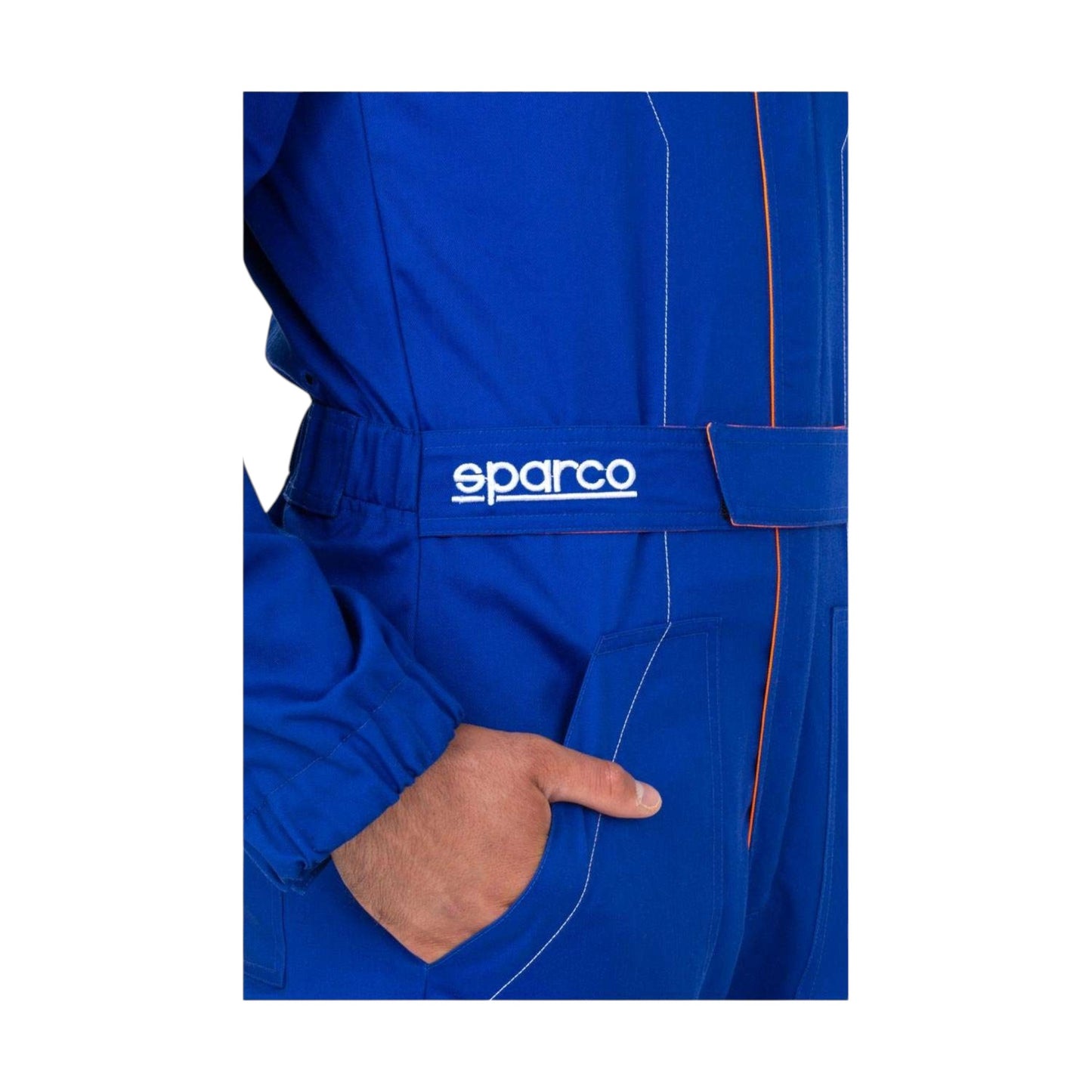 Sparco MS-4 Red Mechanic Overalls Suit
