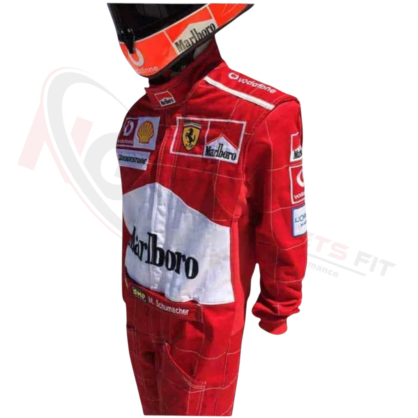 2004 Michael Schumacher Ferrari F1 Racing Suit Replica