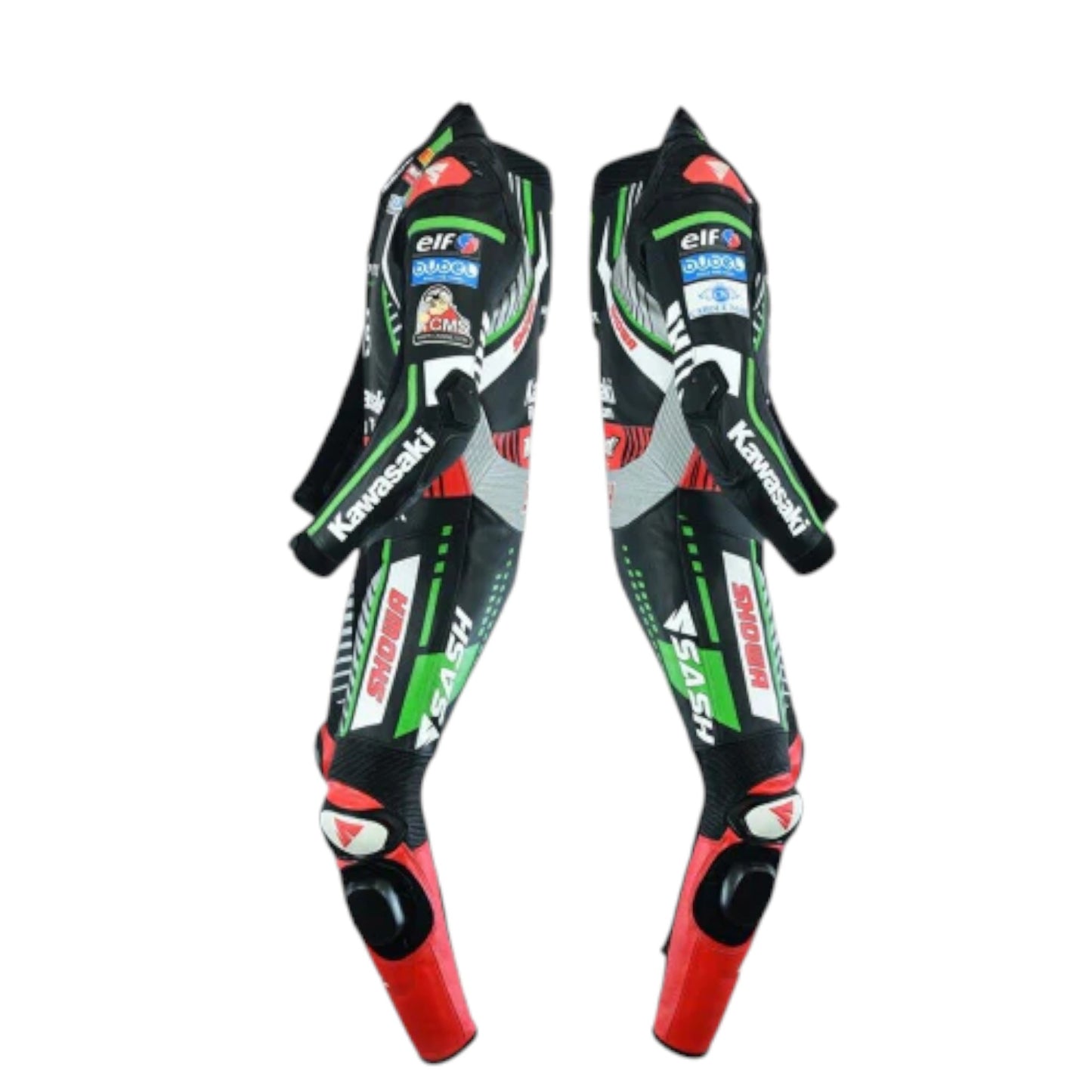 Kawasaki Racing Suit – Genuine Cowhide Leather