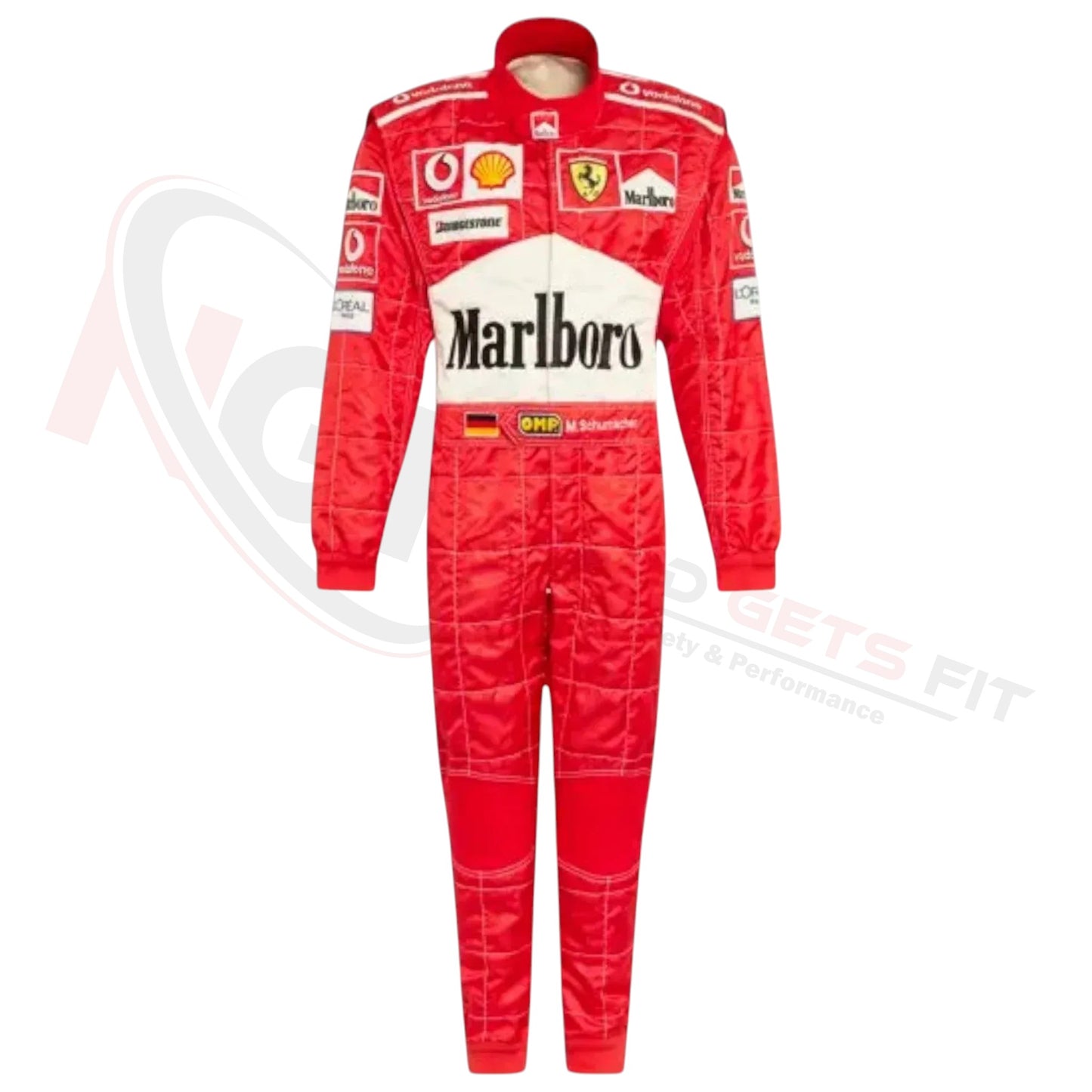 2004 Michael Schumacher Ferrari F1 Racing Suit Replica