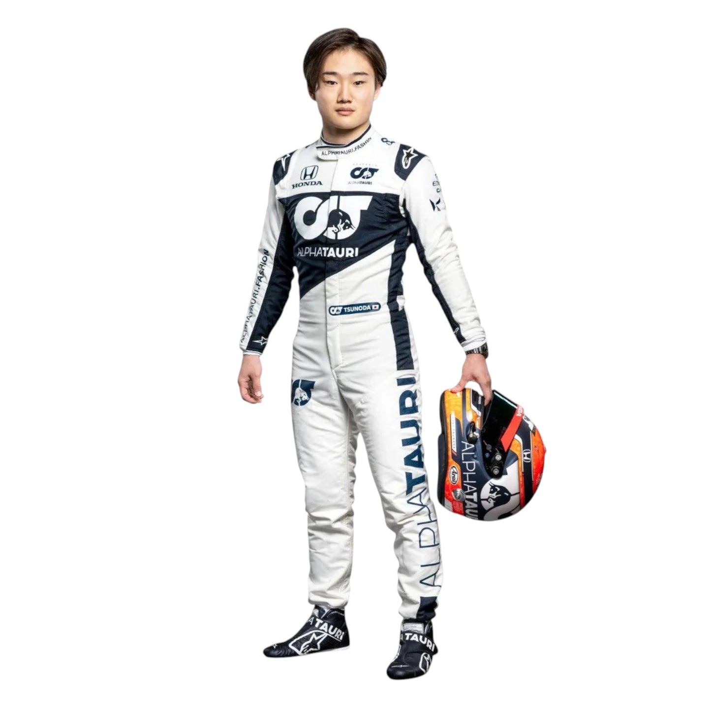 2021 Yuki Tsunoda AlphaTauri Rookie F1 Race Suit