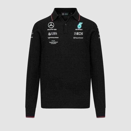 Team Long sleeve Knitted Polo