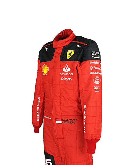 2023 Charles Leclerc Ferrari F1 Race Suit REPLICA