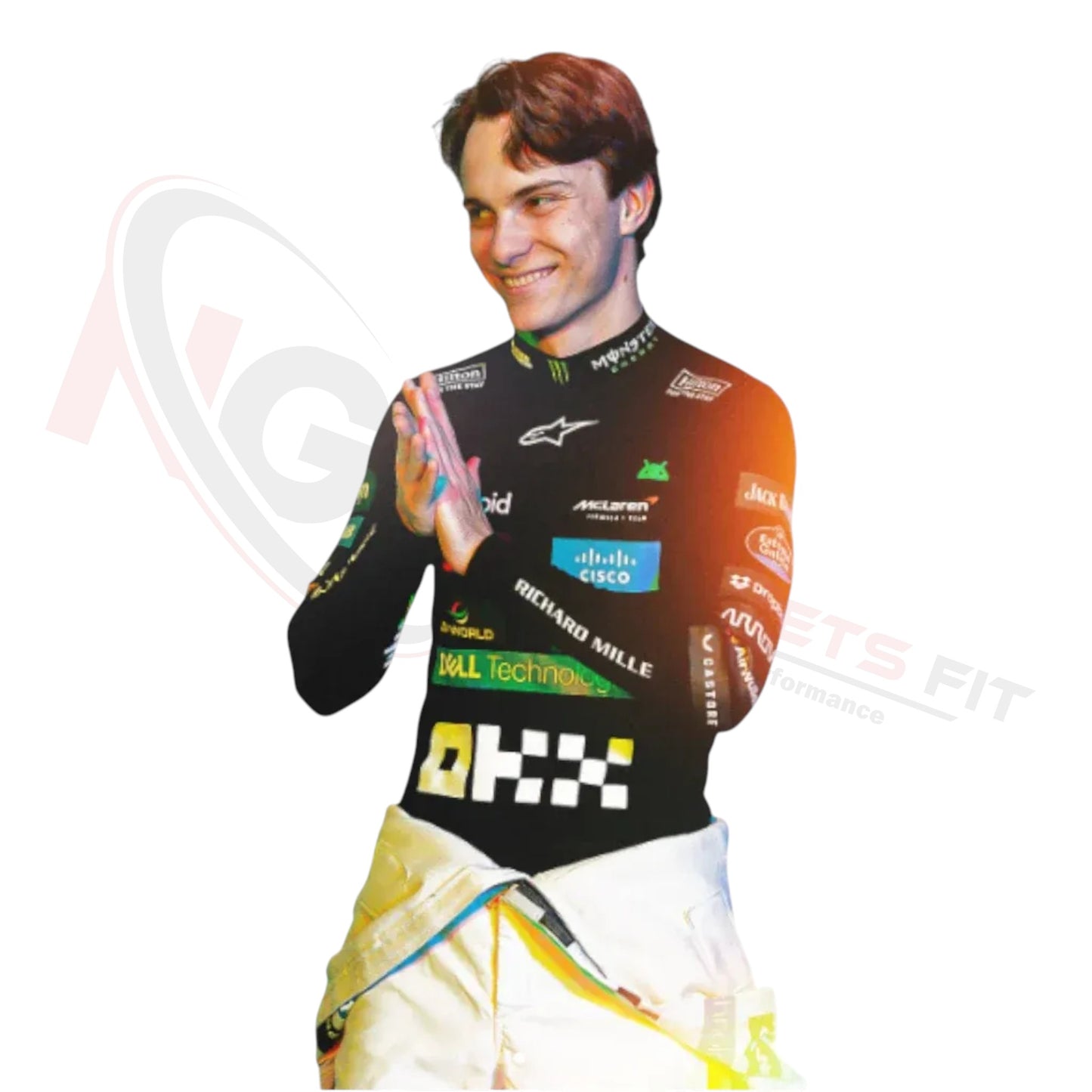 2025 McLaren Lando Norris F1 Racing Suit Replica