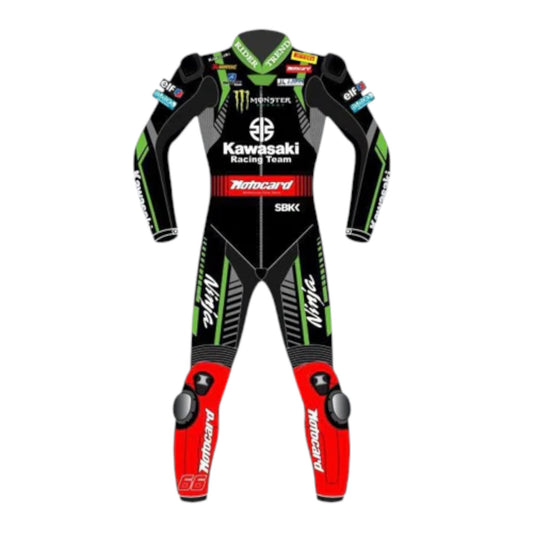 Kawasaki Ninja Leather Motorcycle Racing Suit