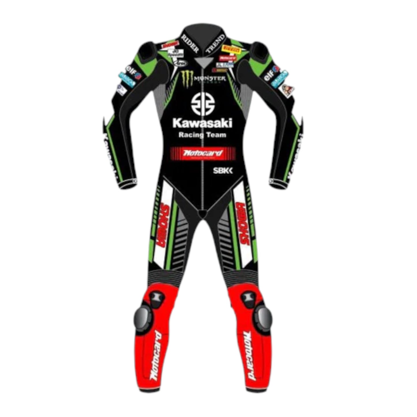 Leon Haslam Kawasaki 2019 WSBK Racing Suit