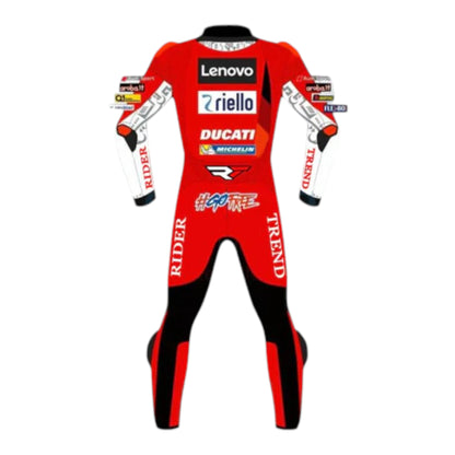 Francesco Bagnaia Ducati MotoGP 2021 Leather Motorbike Suit