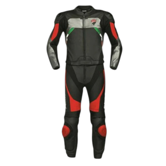 Ducati Black Motorcycle Leather Race Suit