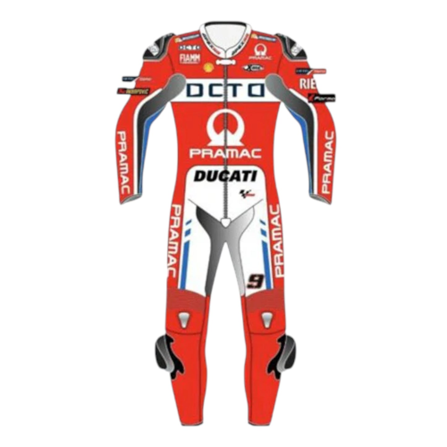 Ducati Pramac MotoGP Racing Leather Suit